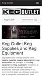 Mobile Screenshot of kegoutlet.com