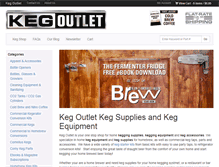 Tablet Screenshot of kegoutlet.com
